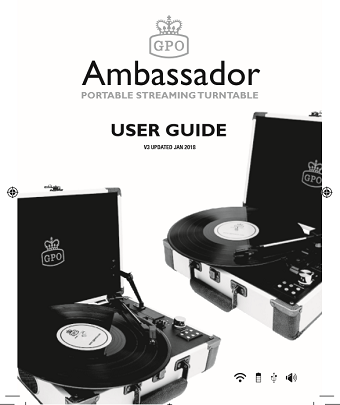 Ambassador turntable player User manual